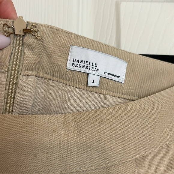 NWT WeWoreWhat Fall Blazer + Skirt Set in Desert Trouser Twill - Picture 8 of 8